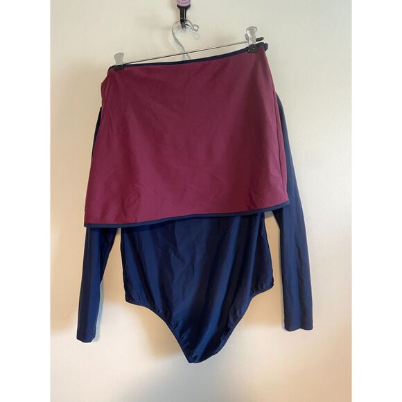 LYRA Sophia Swimsuit Purple Panel SKIRT & SWIMSUIT SET medium - Picture 5 of 6